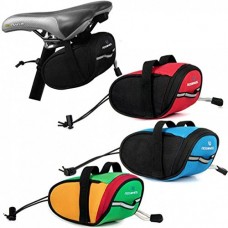 Cycling Mountain Bike Bicycle Saddle Bag Back Seat Rack Pack Tail Front Tube Pou ( Green ) - B07528L5CR